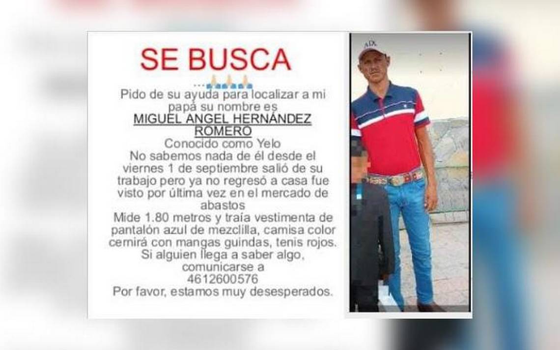 Familiares Buscan A Miguel Ángel El Sol Del Bajío Noticias Locales Policiacas De México